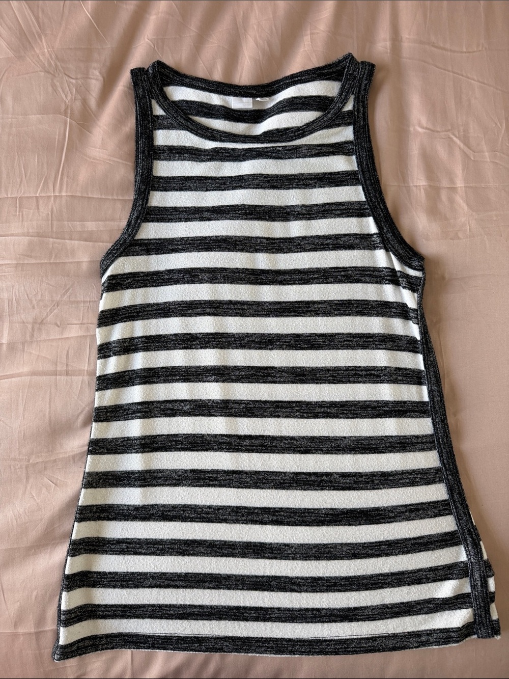 GAP Black and White Striped Tank Top